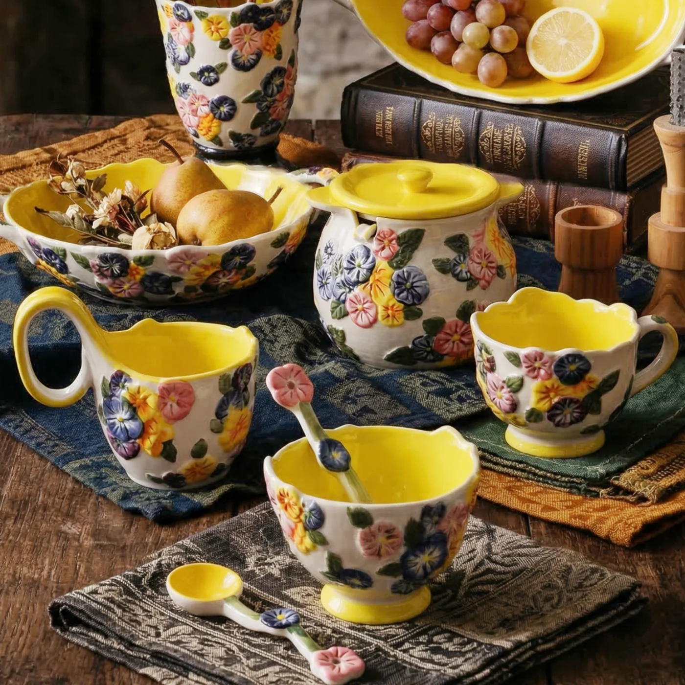 Floral Tea lifestyle scene